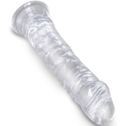 KING COCK - KLARER REALISTISCHER PENIS 19.7 CM TRANSPARENT – Produktansicht 2