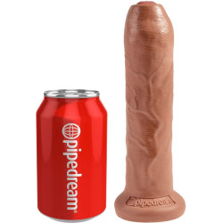 KING COCK - UNGESCHNITTENER REALISTISCHER PENIS 17.8 CM KARAMELL – Produktansicht 2
