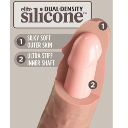 KING COCK - ELITE REALISTISCHER SILIKONDILDO 15.2 CM – Produktansicht 4