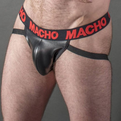 MACHO - MX25RC JOCK ROTES LEDER – Produktansicht 2
