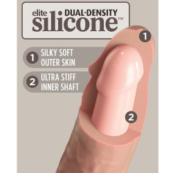 KING COCK - ELITE REALISTISCHER SILIKONDILDO 20.3 CM – Produktansicht 4