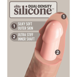 KING COCK - ELITE REALISTISCHER SILIKONDILDO 28 CM – Produktansicht 4