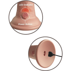KING COCK - ELITE REALISTISCHER DILDO MIT VIBRATION UND SILIKON 15.2 CM – Produktansicht 5
