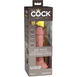 KING COCK - ELITE REALISTISCHER DILDO MIT VIBRATION UND SILIKON 15.2 CM – Produktansicht 6