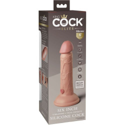 KING COCK - ELITE REALISTISCHER DILDO MIT VIBRATION UND SILIKON 15.2 CM – Produktansicht 7
