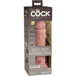 KING COCK - ELITE REALISTISCHER DILDO MIT VIBRATION UND SILIKON 20.3 CM – Produktansicht 5