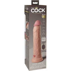 KING COCK - ELITE REALISTISCHER DILDO VIBRATOR & SILIKON FERNBEDIENUNG 23 CM – Produktansicht 8
