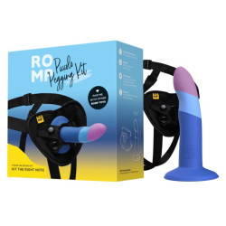 ROMP - PICCOLO SILIKONDILDO MIT DREIFARBIGEM SAUGAUFFANG 14 CM – D-245886 – Produktansicht 5