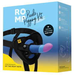 ROMP - PICCOLO SILIKONDILDO MIT DREIFARBIGEM SAUGAUFFANG 14 CM – D-245886 – Produktansicht 6