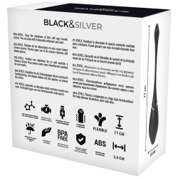 BLACK&SILVER - JENELL WIEDERAUFLADBARES VIBRIEREI – Produktansicht 8