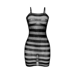 SUBBLIME - 951733 NETZ-KLEID MIT SCHWARZEN STREIFEN EINE GRÖSSE – Produktansicht 5