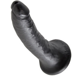 KING COCK - DILDO SCHWARZ 17.8 CM – Produktansicht 2