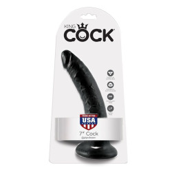 KING COCK - DILDO SCHWARZ 17.8 CM – Produktansicht 5