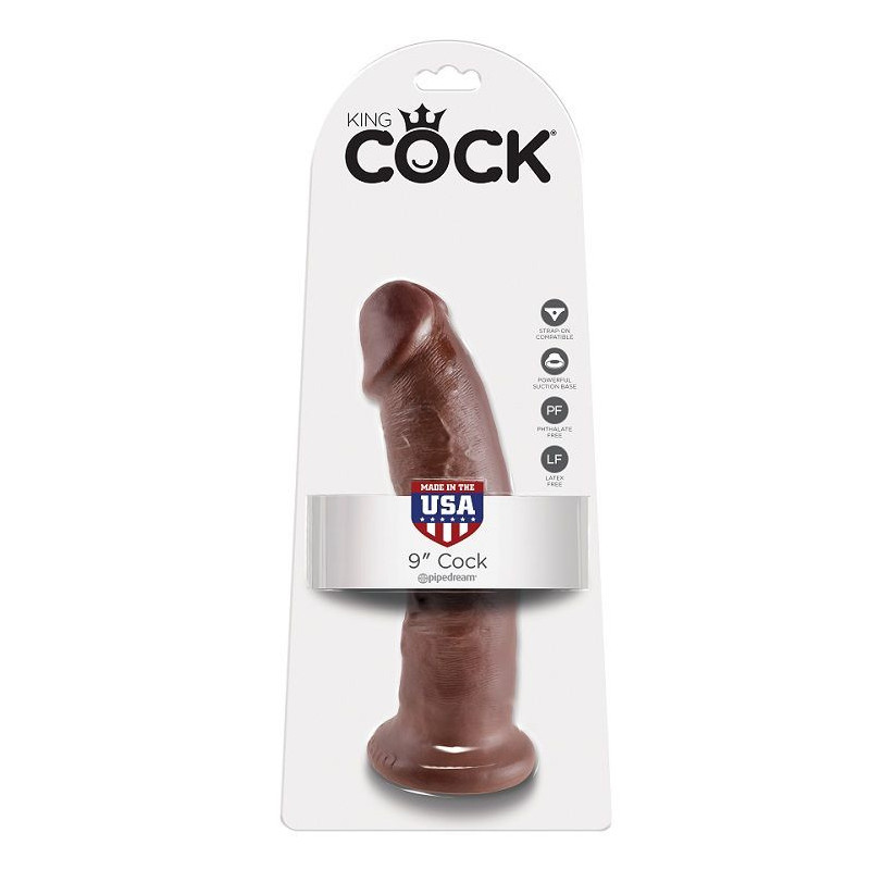 KING COCK - 9 HAHN BRAUN 22.9 CM