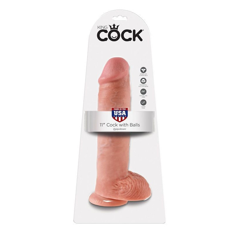 KING COCK - 11 SCHWANZFLEISCH MIT EIER 28 CM