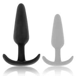 BLACK&SILVER - KAEL SILIKON ANALPLUG MIT MITTLEREM GRIFF – Produktansicht 3