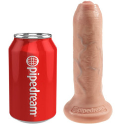 KING COCK - REALISTISCHER DILDO UNGESCHNITTENES FLEISCH 15 CM – Produktansicht 4