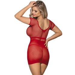 SUBBLIME - 951924 KURZES ROTES HKELKLEID MIT GRILL EINE GRÖSSE – Produktansicht 3