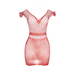 SUBBLIME - 951924 KURZES ROTES HKELKLEID MIT GRILL EINE GRÖSSE – Produktansicht 4