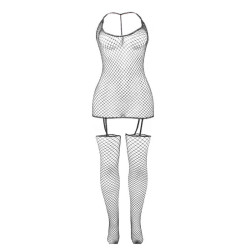 SUBBLIME - 951955 GLNZENDER NETZ-BODYSTOCKING EINE GRÖSSE – Produktansicht 5