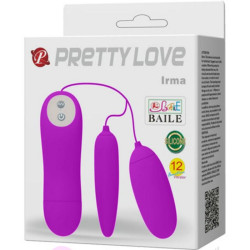 PRETTY LOVE - IRMA DOPPELVIBRIERENDES EI – Produktansicht 6
