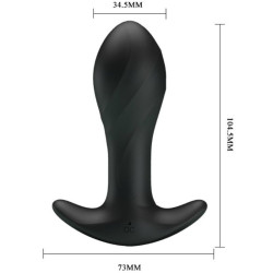PRETTY LOVE - SCHWARZER ANALVIBRATOR – Produktansicht 2