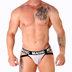 MACHO - MX26X1 JOCK GRID WEISS – Produktansicht 5