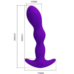 PRETTY LOVE - ANAL MASSAGER 12 LILA VIBRATIONSMODI – Produktansicht 5