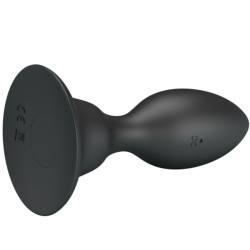 MR PLAY - ANALSTECKER MIT VIBRATION, SCHWARZE FERNBEDIENUNG – Produktansicht 6
