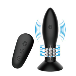 MR PLAY - STECKER MIT SCHWARZEN ROTIERENDEN BLLEN FERNBEDIENUNG – Produktansicht 2