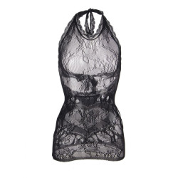 SUBBLIME - 952075 KURZES NETZKLEID MIT RÜCKEN UND HERZDETAIL SCHWARZ EINE GRÖSSE – Produktansicht 5