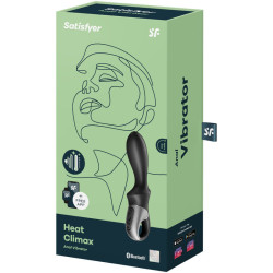 SATISFYER - HEAT CLIMAX ANAL VIBRATOR APP SCHWARZ – Produktansicht 4