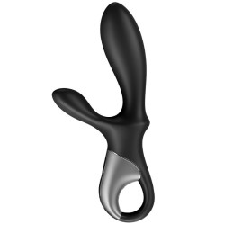 SATISFYER - HEAT CLIMAX+ ANAL VIBRATOR APP SCHWARZ – Produktansicht 2