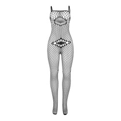 SUBBLIME - 952112 NETZ-BODYSTOCKING MIT DETAILS AUF BRUST UND BAUCH SCHWARZ EINE GRÖSSE – Produktansicht 4