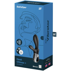 SATISFYER - HEAT CLIMAX+ ANAL VIBRATOR APP SCHWARZ – Produktansicht 4