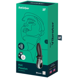 SATISFYER - HOT PASSION ANAL VIBRATOR APP SCHWARZ – Produktansicht 4