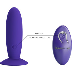 PRETTY LOVE - JUGENDPLUG ANALVIBRATOR MIT FERNBEDIENUNG VIOLETT – Produktansicht 6