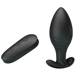 PRETTY LOVE - REGINA ANAL PLUG WIEDERAUFLADBARER VIBRATOR SCHWARZ – Produktansicht 3