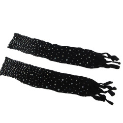 SUBBLIME - 952174 NETZ-BODYSTOCKING MIT HANDSCHUHEN UND DIAMANTEN SCHWARZ EINE GRÖSSE – Produktansicht 5