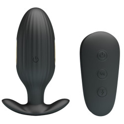 PRETTY LOVE - KELLY PLUG ANAL WIEDERAUFLADBARER VIBRATOR SCHWARZ – Produktansicht 4