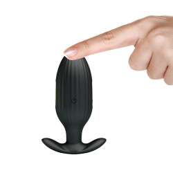 PRETTY LOVE - KELLY PLUG ANAL WIEDERAUFLADBARER VIBRATOR SCHWARZ – Produktansicht 7