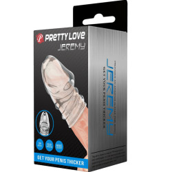 PRETTY LOVE - JEREMY TRANSPARENTER PENISVERDICKER – Produktansicht 9