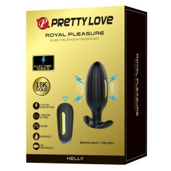 PRETTY LOVE - KELLY PLUG ANAL WIEDERAUFLADBARER VIBRATOR SCHWARZ – Produktansicht 11