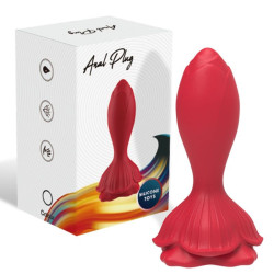 ARMONY - ROSA VIBRATOR & ANALPLUG KLEINE FERNBEDIENUNG ROT – Produktansicht 5