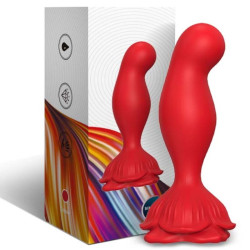 ARMONY - ROSA VIBRATOR & ANALPLUG FERNBEDIENUNG ROT – Produktansicht 5