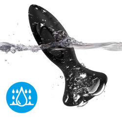ARMONY - VIBRATOR & ANALPLUG SILIKON SCHWARZ – Produktansicht 3