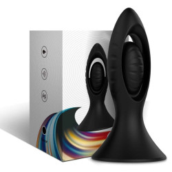 ARMONY - VIBRATOR & ANALPLUG SILIKON SCHWARZ – Produktansicht 5
