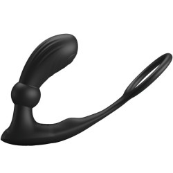 PRETTY LOVE - WARREN BLACK ANALRING & VIBRATOR – Produktansicht 2