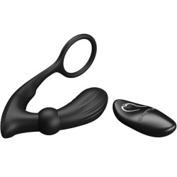 PRETTY LOVE - WARREN BLACK ANALRING & VIBRATOR – Produktansicht 3