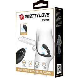 PRETTY LOVE - WARREN BLACK ANALRING & VIBRATOR – Produktansicht 7